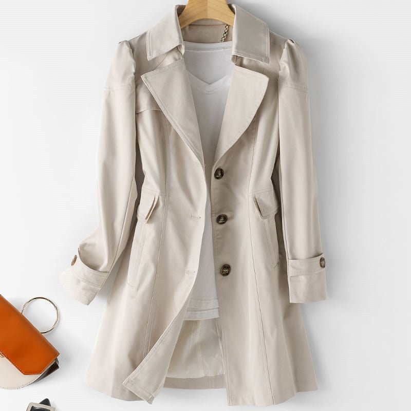 Damen Trenchcoat Vielseitiger & Stilvoller Übergangsmantel