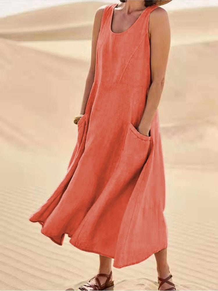 Luftiges Sommerkleid Damen - Leicht & Atmungsaktiv