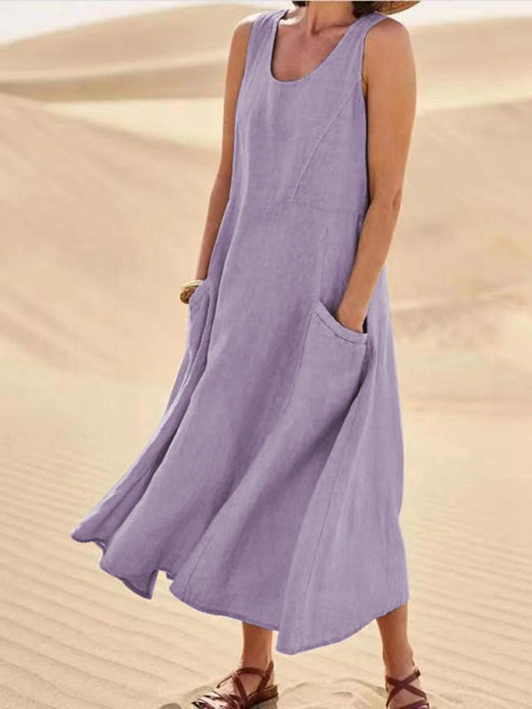Luftiges Sommerkleid Damen - Leicht & Atmungsaktiv