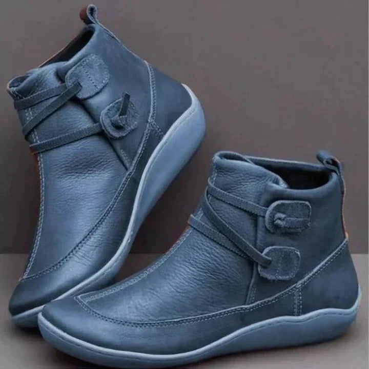 Orthopädische Lederstiefel Damen Wasserdicht & bequem