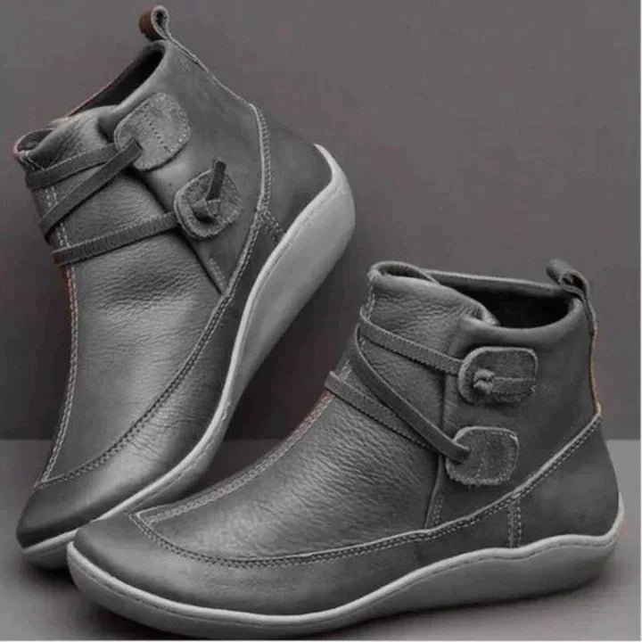 Orthopädische Lederstiefel Damen Wasserdicht & bequem