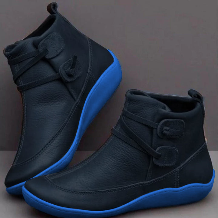Orthopädische Lederstiefel Damen Wasserdicht & bequem