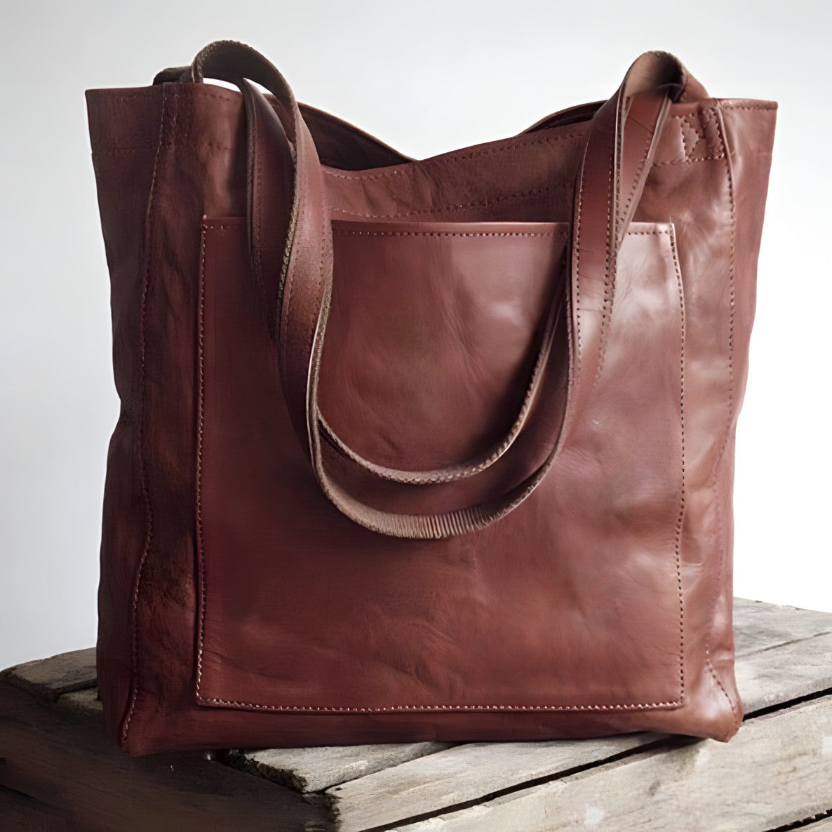 Damentasche Echtleder Handtasche Umhängetasche