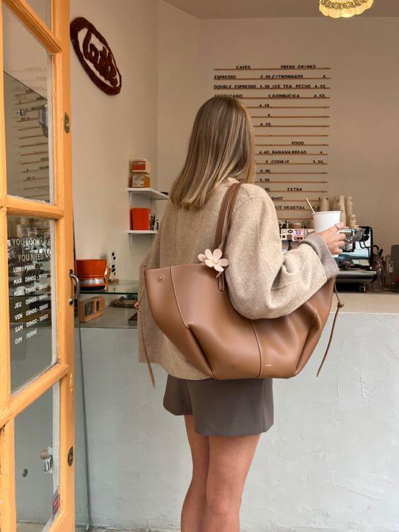 Geräumige Vintage Tote Bag Damen Umhängetasche & Shopper