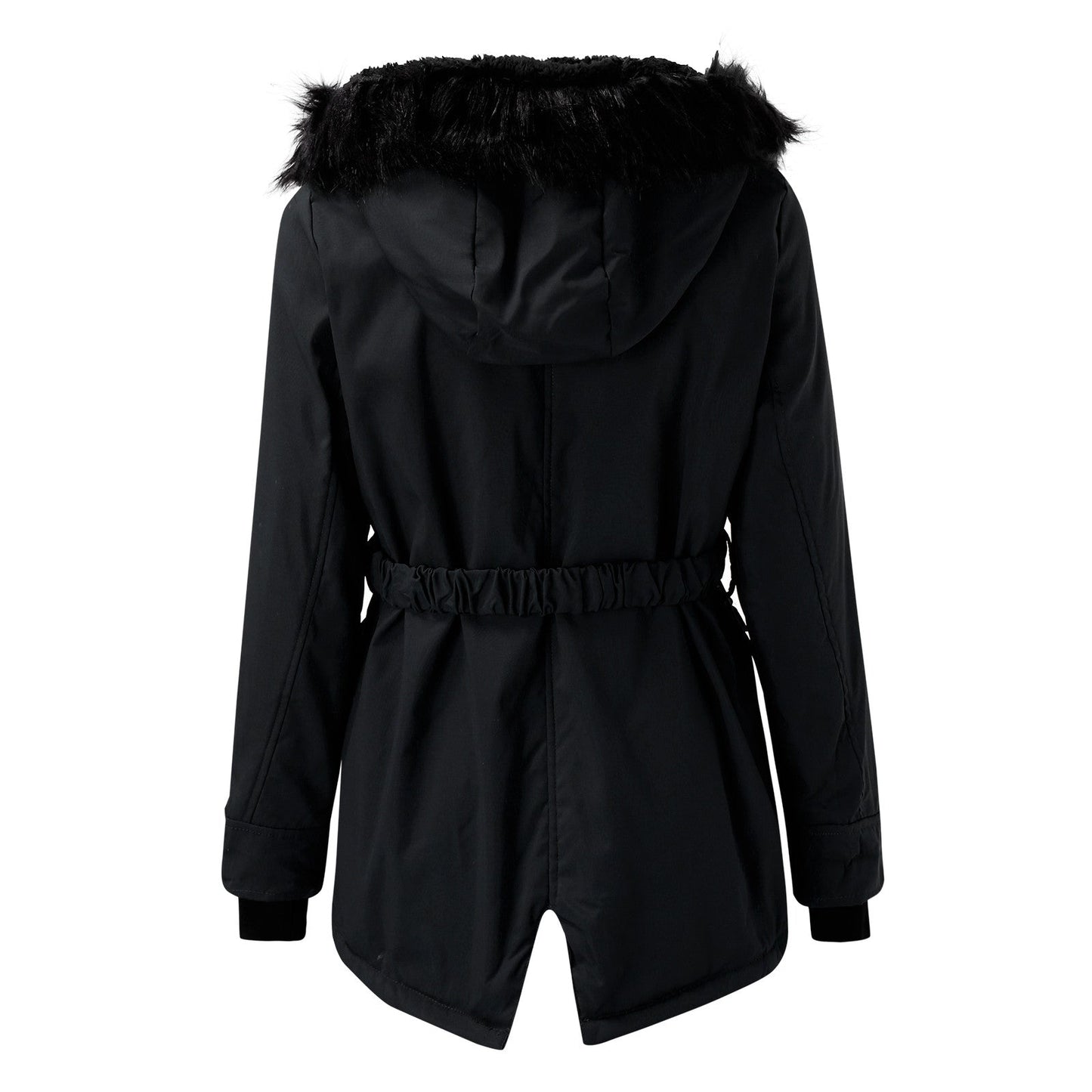Damen Winterparka Warmer Modemantel mit Kapuze