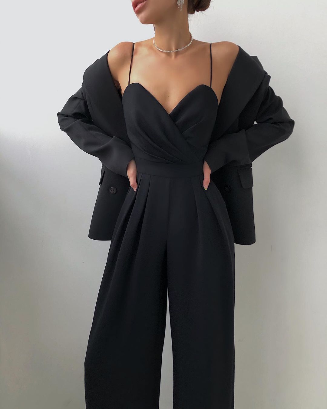 Sexy Damen Overall Riemen Jumpsuit