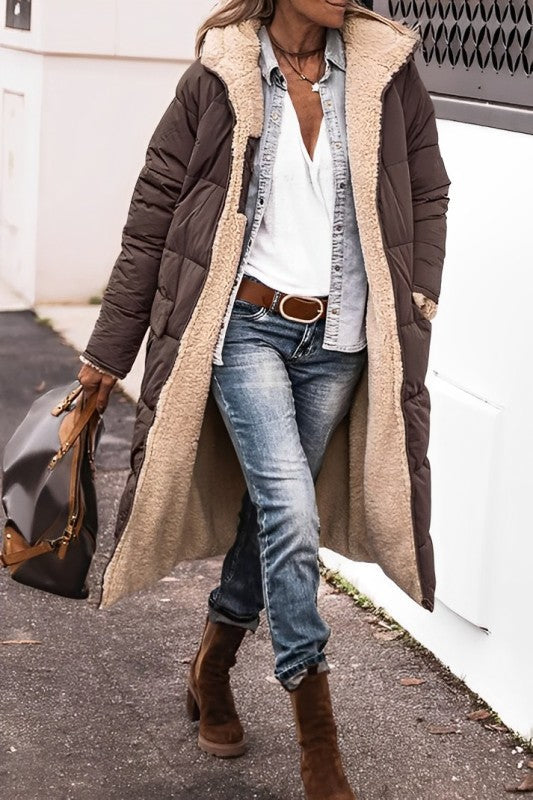 Langen Damen Wintermantel Warm, bequem & stylisch