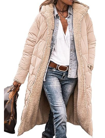 Langen Damen Wintermantel Warm, bequem & stylisch