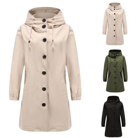 Langen Damen Trenchcoat Modisch & Vielseitig für jede Jahreszeit