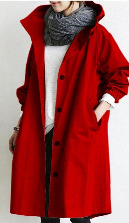 Langen Damen Trenchcoat Modisch & Vielseitig für jede Jahreszeit
