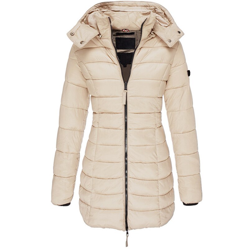 Winterjacke mit Kapuze und Reißverschluss – Herbst & Winter