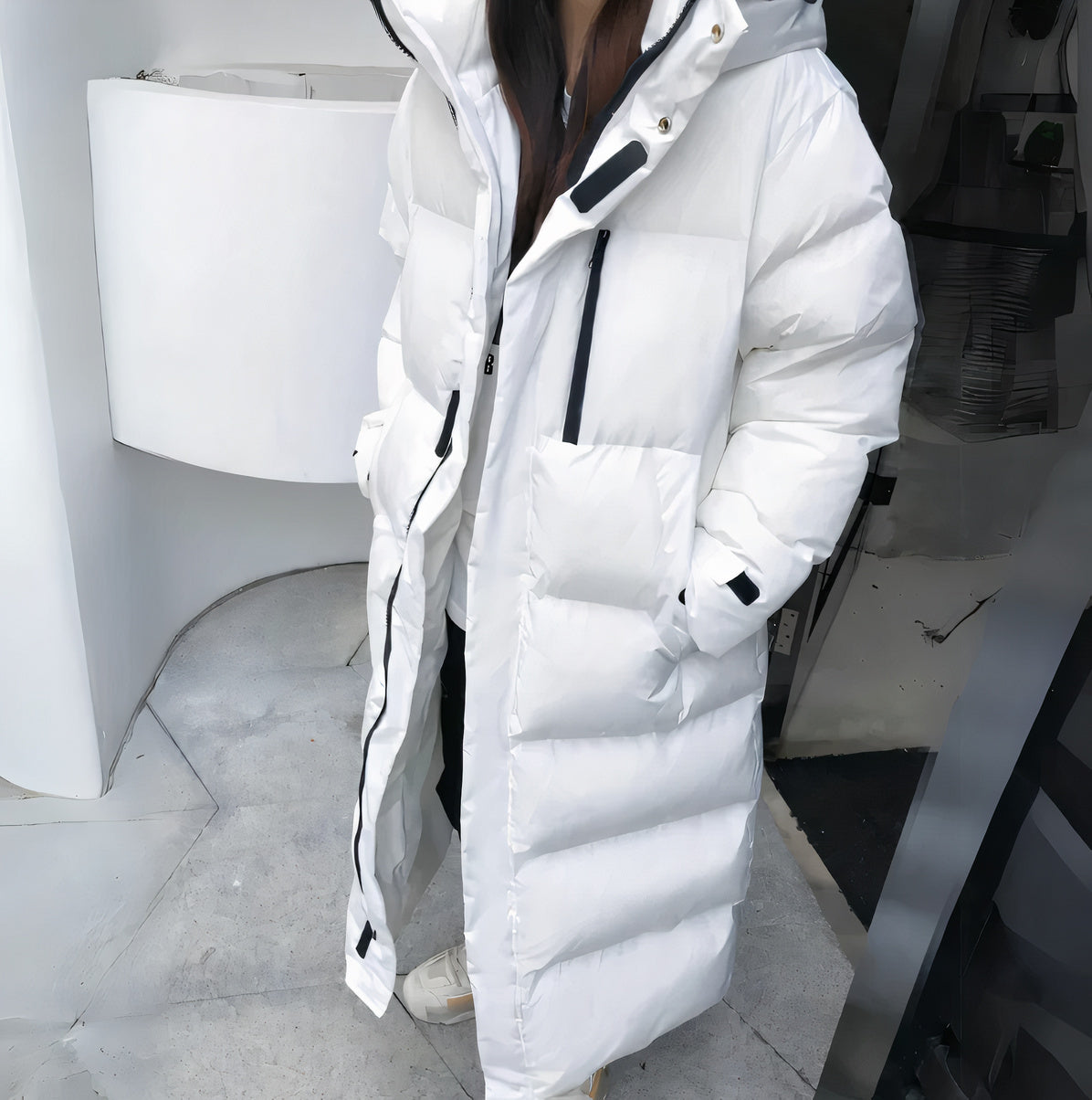 Wasserdicht & Winddicht Lange Damen Winterjacke