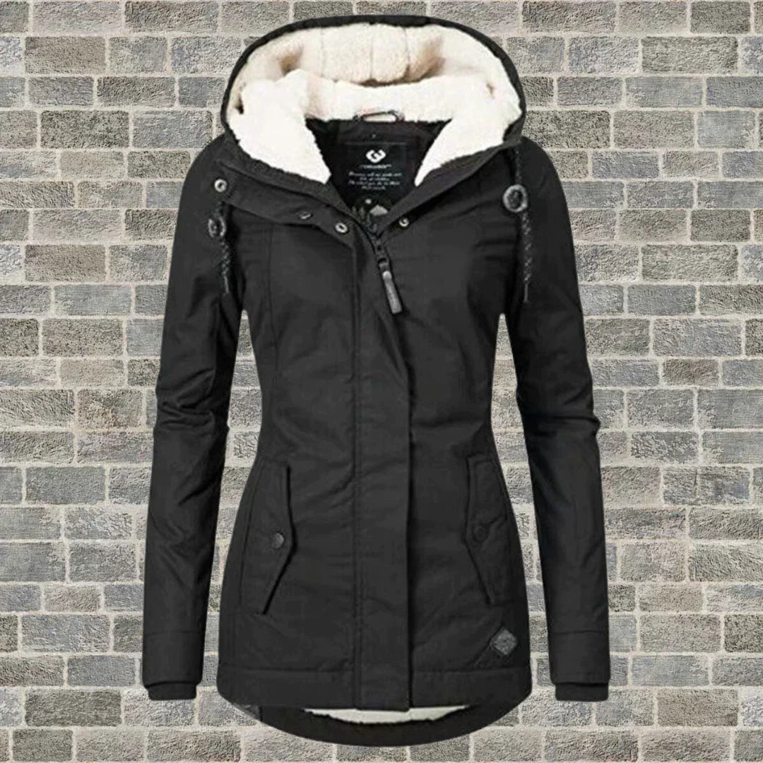 Wintermantel mit Kapuze Herbst & Winter Mode