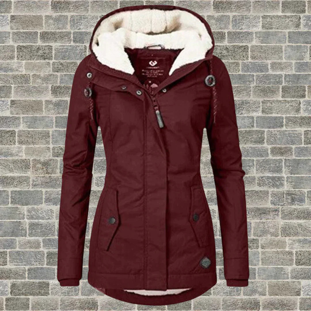 Wintermantel mit Kapuze Herbst & Winter Mode
