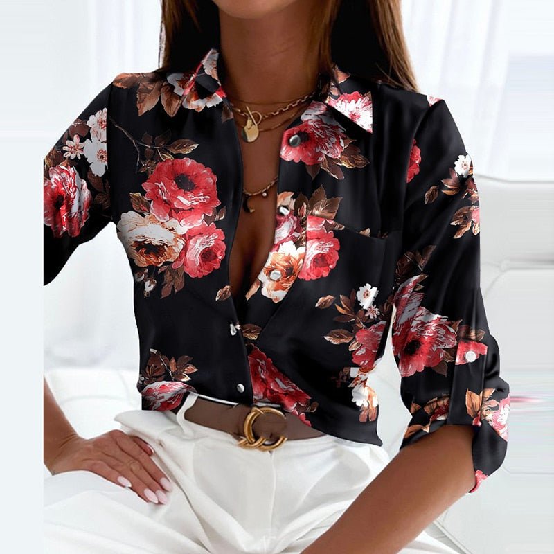 Damenbluse mit Umlegekragen Elegantes & Vielseitiges Design