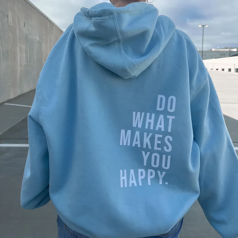 Damen Kapuzenpullover Oversize Modischer Hoodie mit Logo