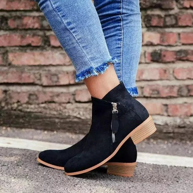 Orthopädische Damen-Lederstiefel Komfort & Style