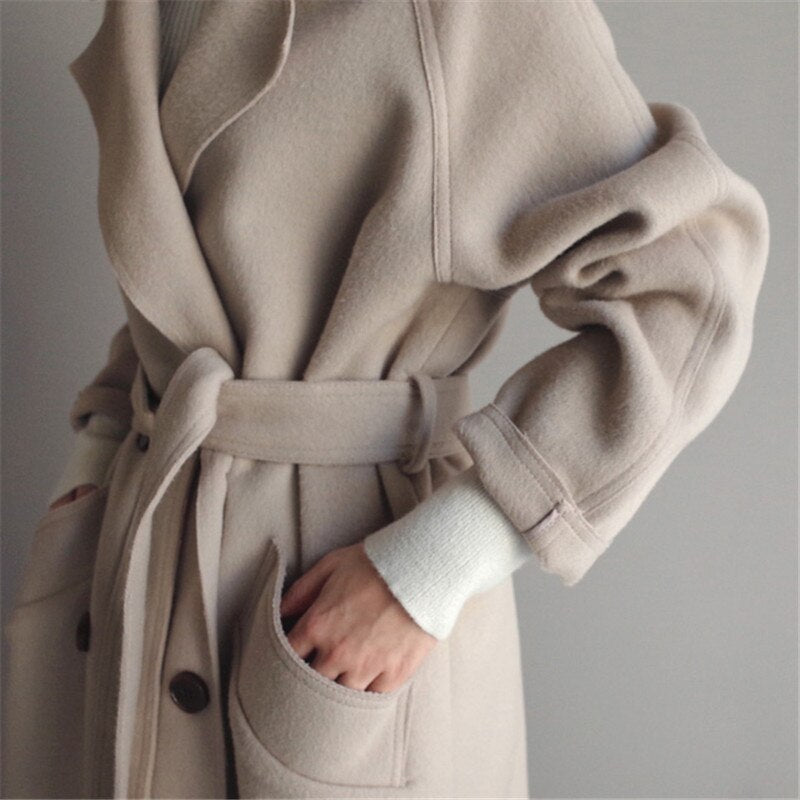 Langen Damen Wintermantel - Elegantes Design & warme Qualität