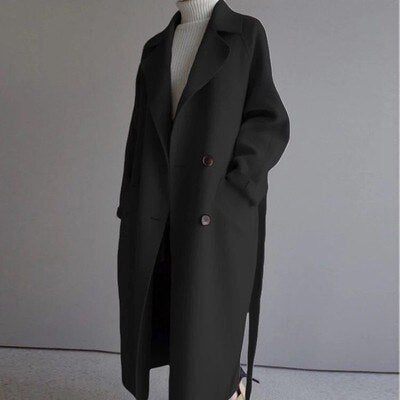 Langen Damen Wintermantel - Elegantes Design & warme Qualität