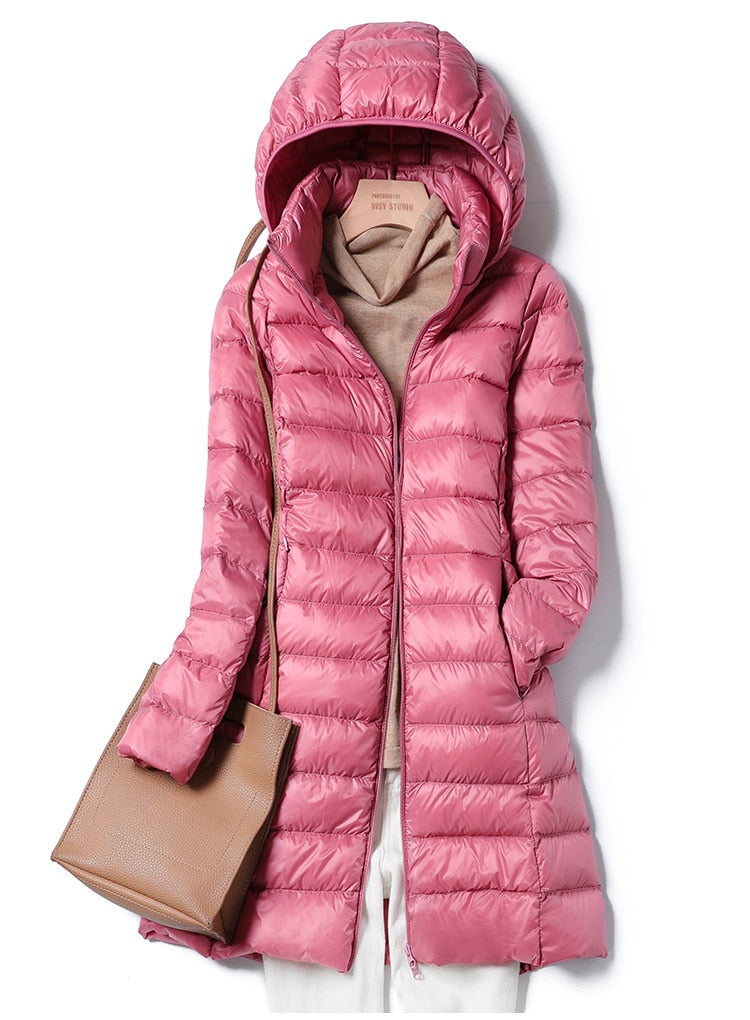 Leichte Winterjacke Damen Ultraleichte Freizeitjacke für Damen