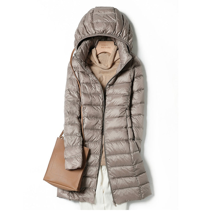 Leichte Winterjacke Damen Ultraleichte Freizeitjacke für Damen