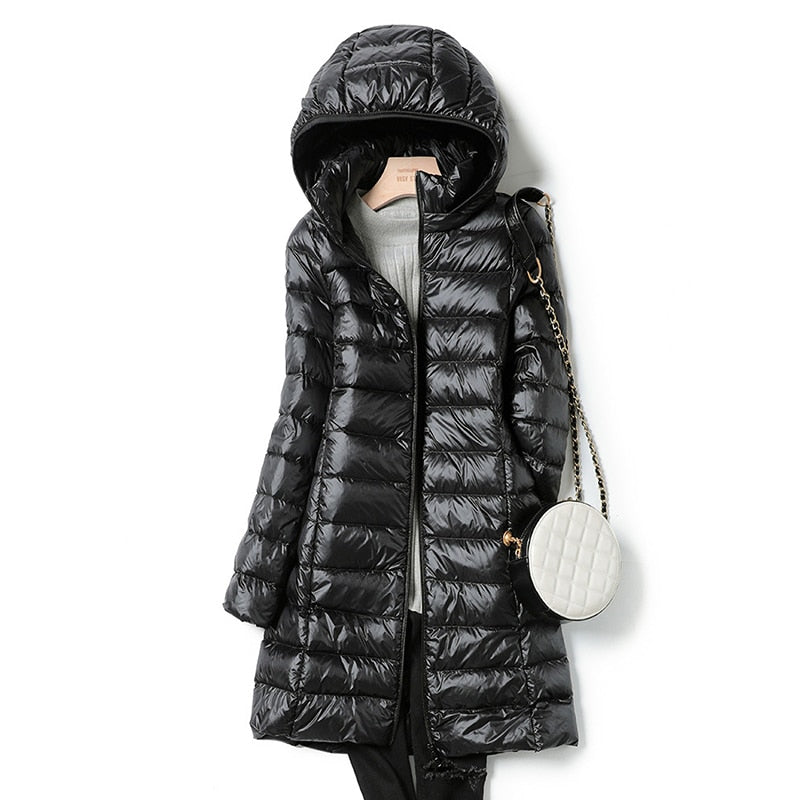 Leichte Winterjacke Damen Ultraleichte Freizeitjacke für Damen