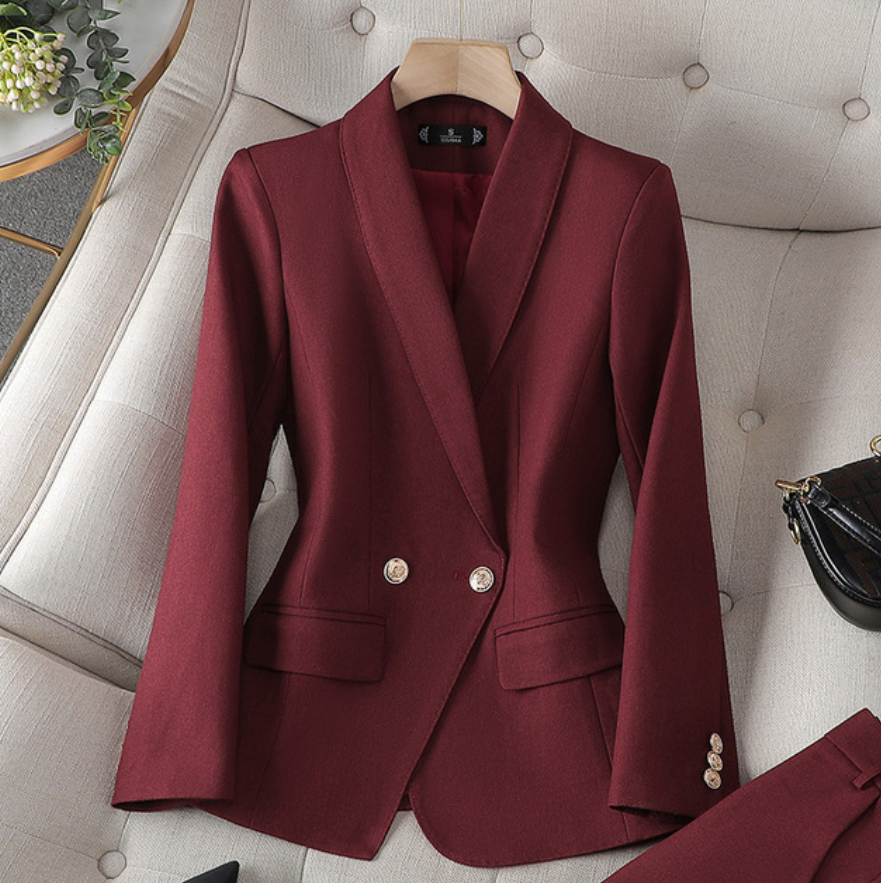 Blazer Hose Set Eleganter Damen Anzug, Hochwertig & Komfortabel
