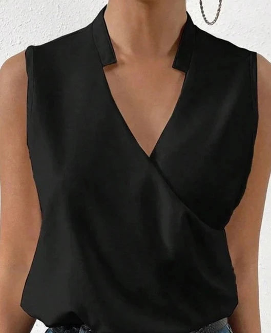 Elegantes ärmelloses Damentop - Sommer Top unifarben