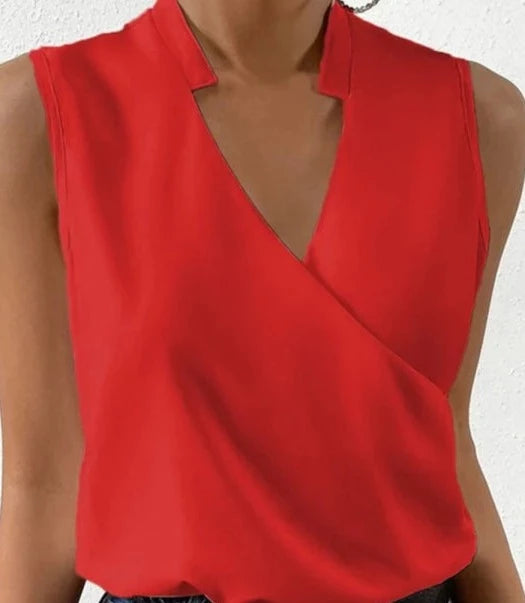 Elegantes ärmelloses Damentop - Sommer Top unifarben
