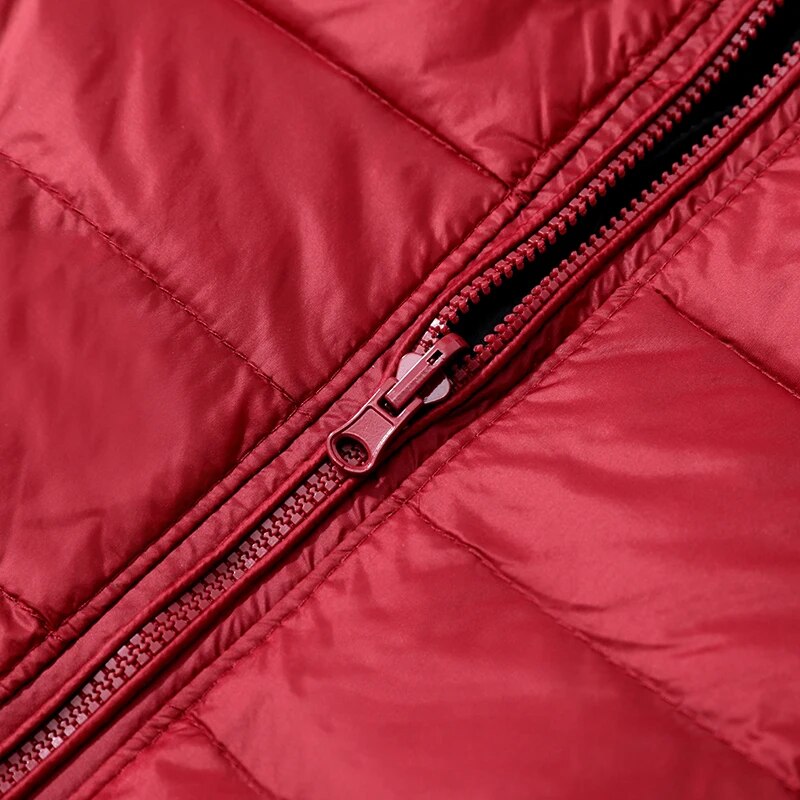 Wende-Daunenjacke Leichte, warme & figurbetonte Winterjacke