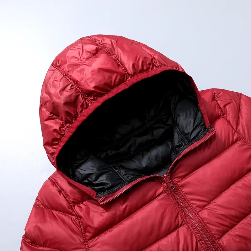 Wende-Daunenjacke Leichte, warme & figurbetonte Winterjacke