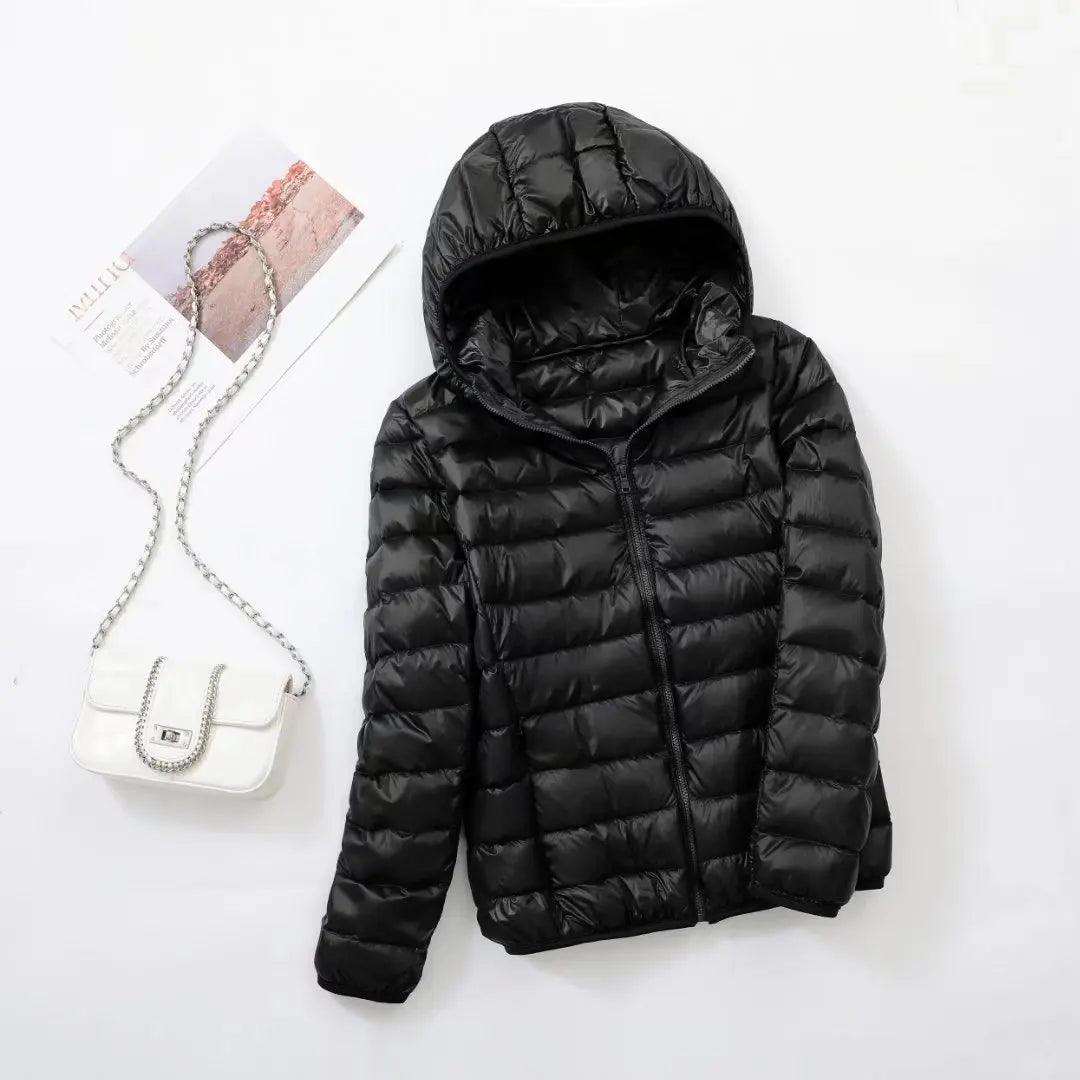 Wende-Daunenjacke Leichte, warme & figurbetonte Winterjacke