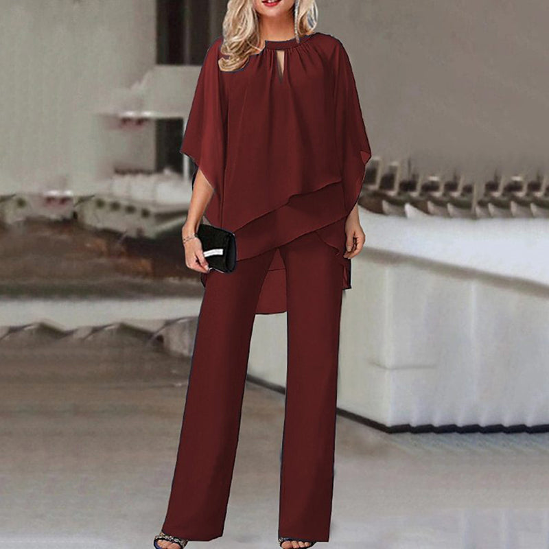 Zweiteiliges Outfit Elegantes Damen-Ensemble für Frühling/Sommer