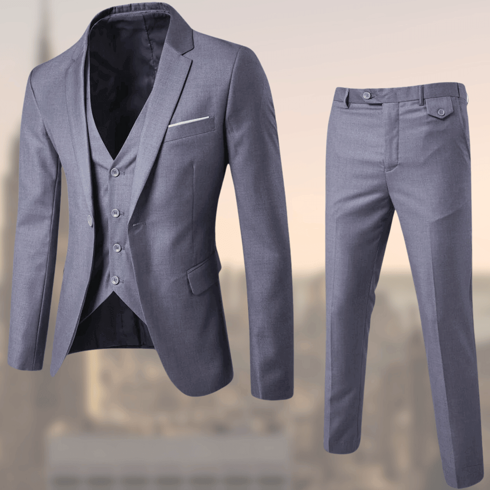 Hochwertiges Anzug Set für Herren Elegantes 3-teiliges Design