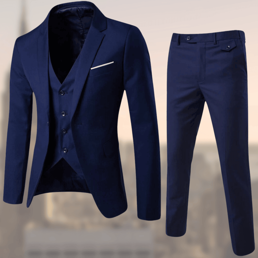 Hochwertiges Anzug Set für Herren Elegantes 3-teiliges Design