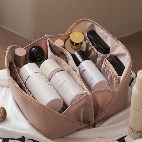 Luxuriöse Kosmetiktasche Damen Elegante Aufbewahrung für Make-up & Pflege