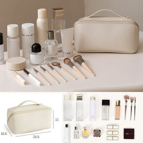 Luxuriöse Kosmetiktasche Damen Elegante Aufbewahrung für Make-up & Pflege