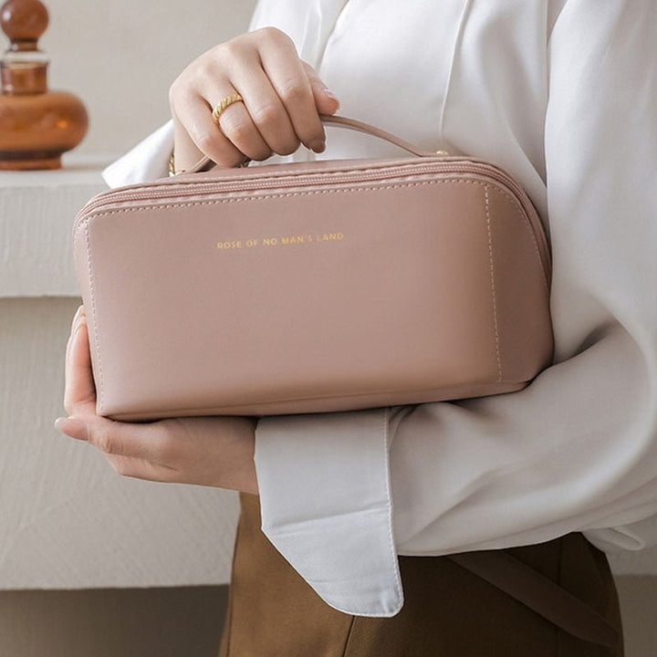 Luxuriöse Kosmetiktasche Damen Elegante Aufbewahrung für Make-up & Pflege