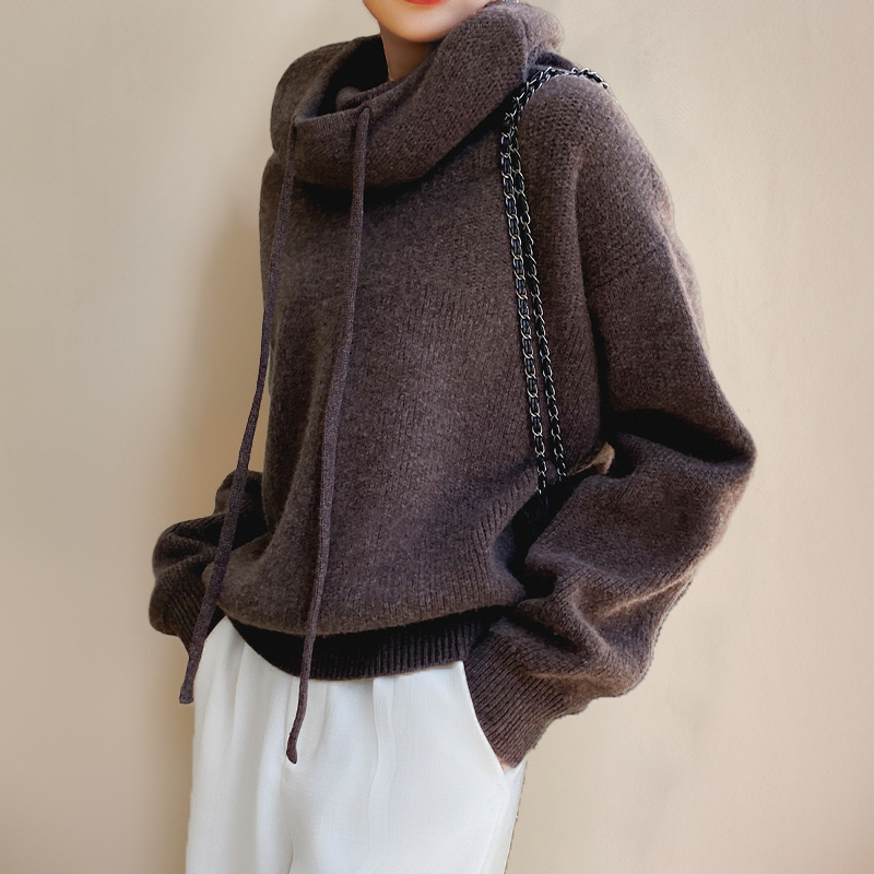 Merinowolle Rollkragenpullover Damen Elegant & bequem