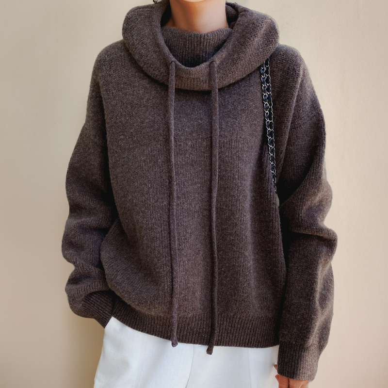 Merinowolle Rollkragenpullover Damen Elegant & bequem