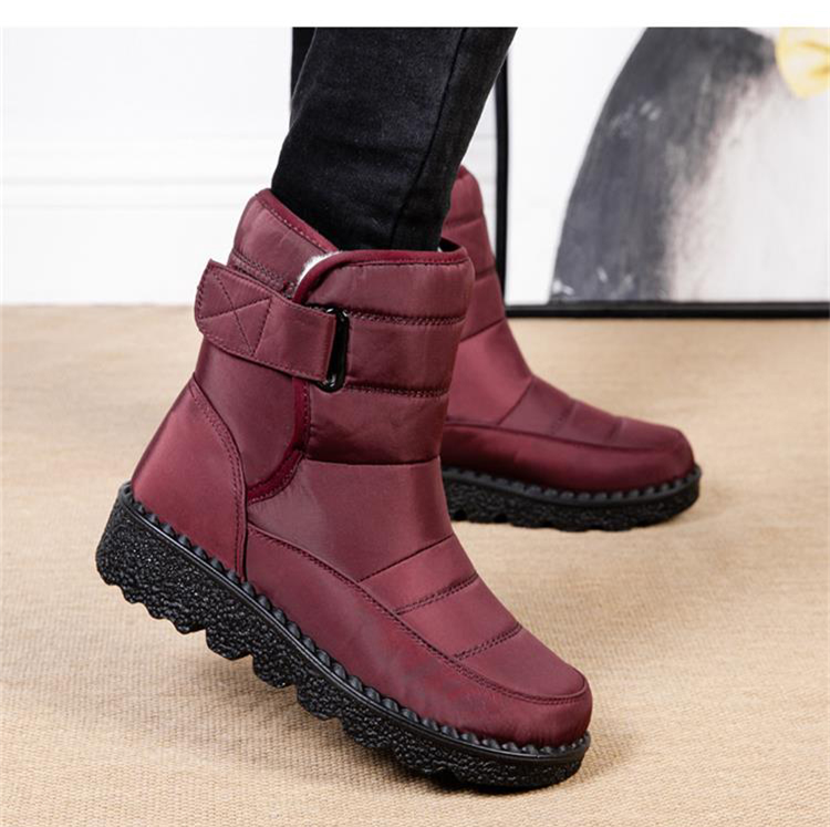 Wasserdichte Damen Winterstiefel Rutschfest, Gepolstert & Baumwolle