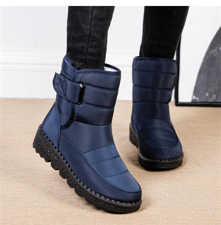 Wasserdichte Damen Winterstiefel Rutschfest, Gepolstert & Baumwolle