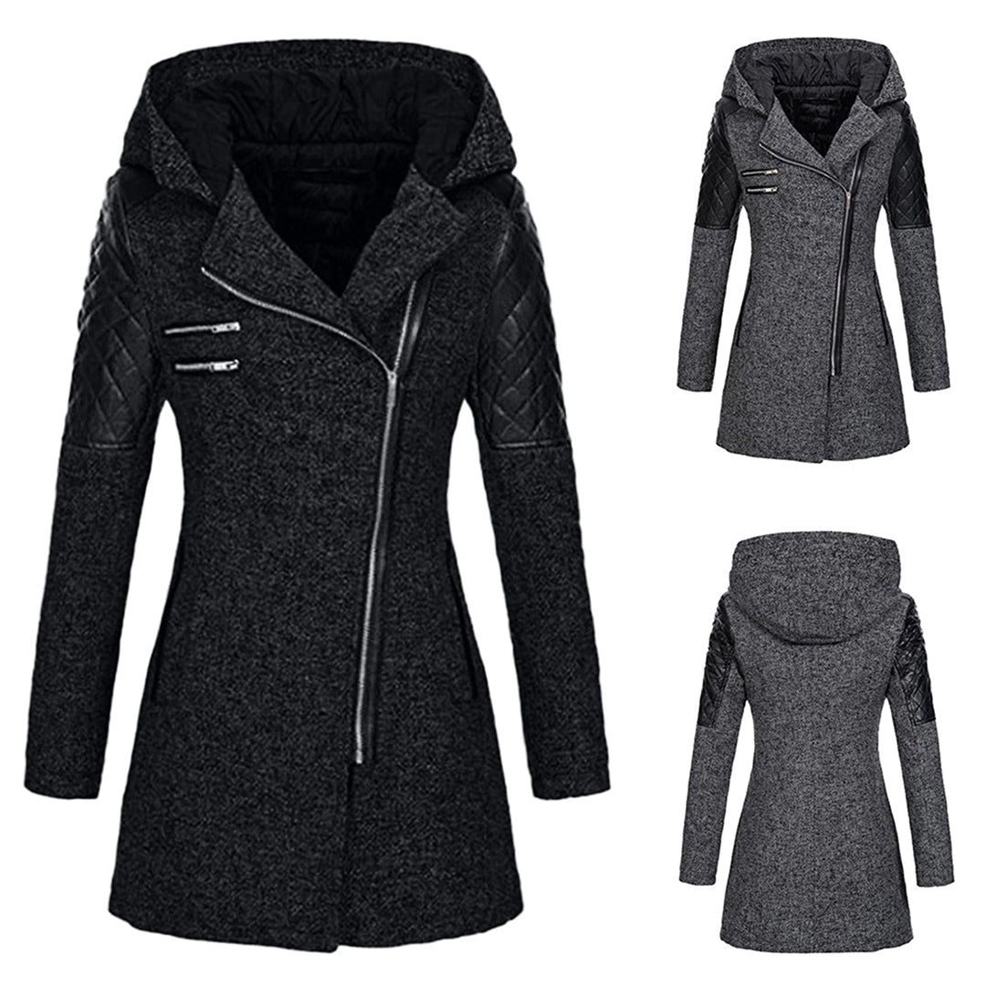Langen Wintermantel Damen Elegant, Warm & Wetterfest