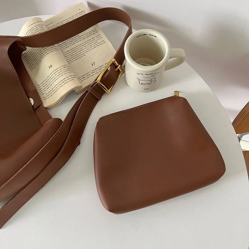 Elegante Damen Umhängetasche aus Leder Stilvoll & Praktisch
