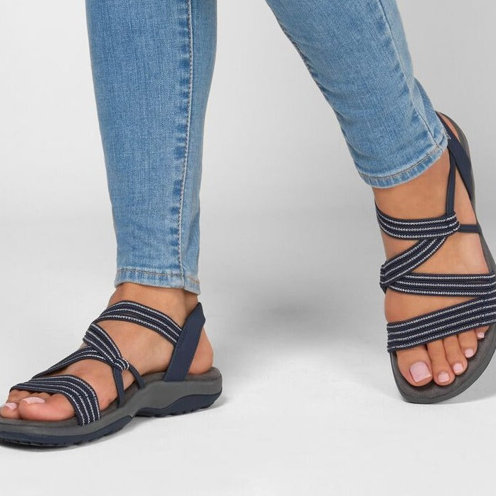 Orthopädische Damen-Riemchensandalen Elegant & bequem
