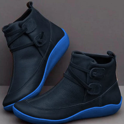 Orthopädische Lederstiefel Damen Wasserdicht & bequem