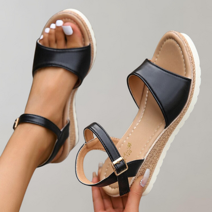 Orthopädische Damen-Sandalen mit Plateau Bequem & Stilvoll