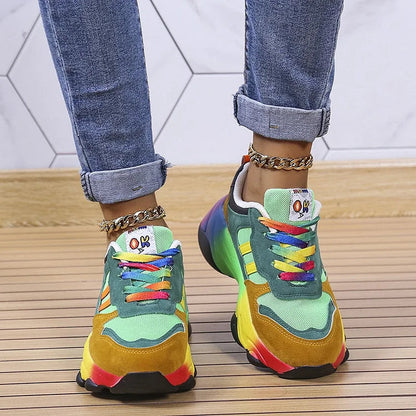 Orthopädische Regenbogenschuhe Komfort & Stil vereint