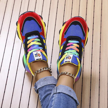 Orthopädische Regenbogenschuhe Komfort & Stil vereint