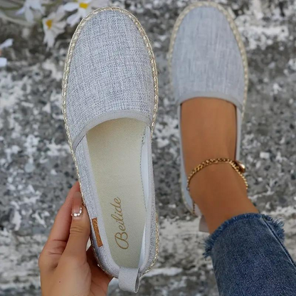 Leichte Damen Espadrilles Flache Segeltuchschuhe für den Sommer